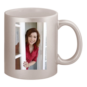 Alyson Hannigan 11oz Metallic Silver Mug