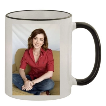 Alyson Hannigan 11oz Colored Rim & Handle Mug