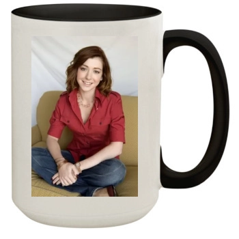 Alyson Hannigan 15oz Colored Inner & Handle Mug