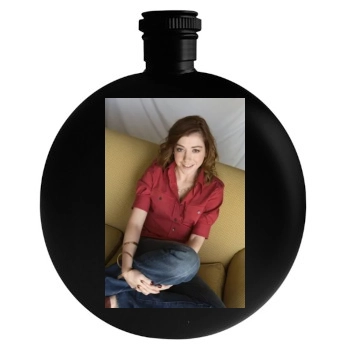 Alyson Hannigan Round Flask