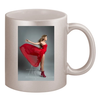 Alyson Stoner 11oz Metallic Silver Mug