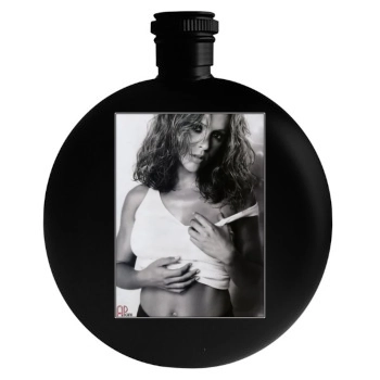 Alyssa Milano Round Flask