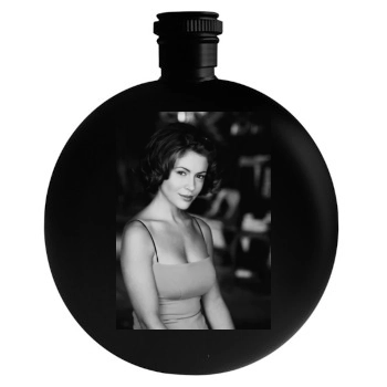 Alyssa Milano Round Flask