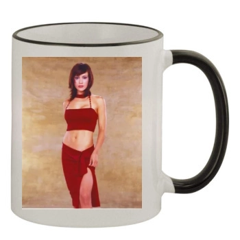 Alyssa Milano 11oz Colored Rim & Handle Mug