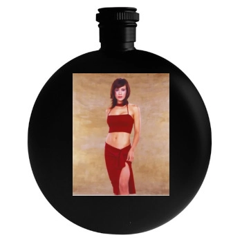 Alyssa Milano Round Flask