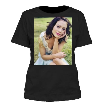 Alyssa Milano Women's Cut T-Shirt