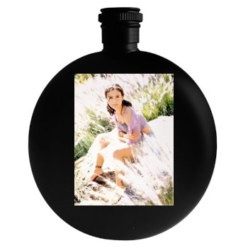 Alyssa Milano Round Flask