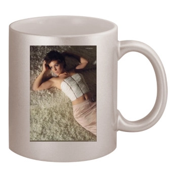 Alyssa Milano 11oz Metallic Silver Mug