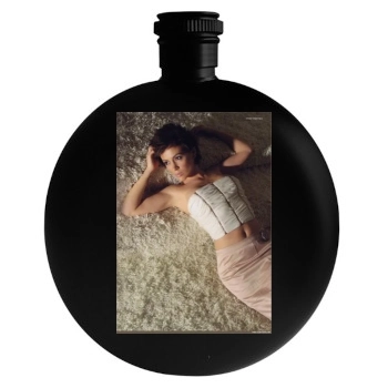 Alyssa Milano Round Flask