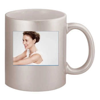 Alyssa Milano 11oz Metallic Silver Mug