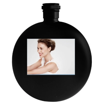 Alyssa Milano Round Flask