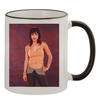 Alyssa Milano 11oz Colored Rim & Handle Mug