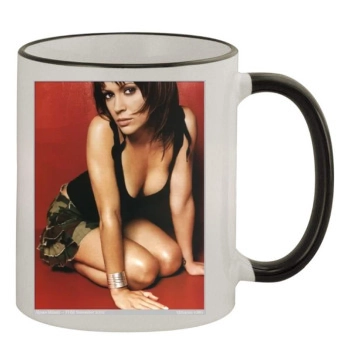 Alyssa Milano 11oz Colored Rim & Handle Mug