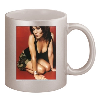 Alyssa Milano 11oz Metallic Silver Mug