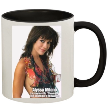 Alyssa Milano 11oz Colored Inner & Handle Mug