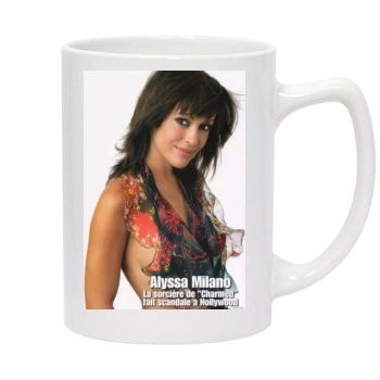 Alyssa Milano 14oz White Statesman Mug