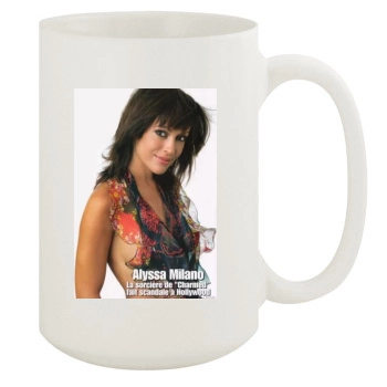 Alyssa Milano 15oz White Mug