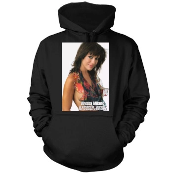 Alyssa Milano Mens Pullover Hoodie Sweatshirt