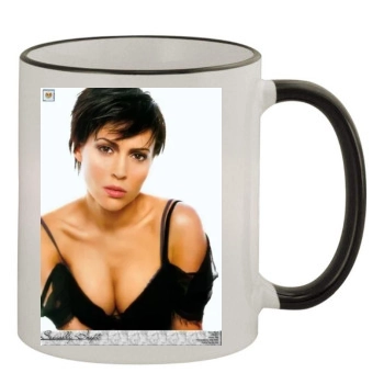 Alyssa Milano 11oz Colored Rim & Handle Mug