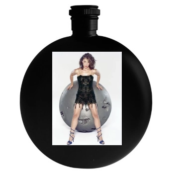 Alyssa Milano Round Flask