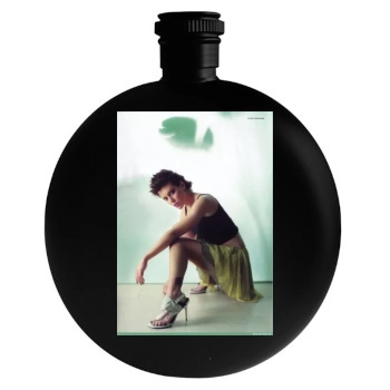 Alyssa Milano Round Flask