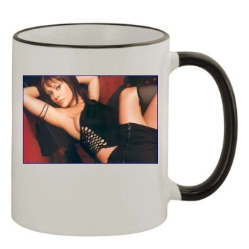 Alyssa Milano 11oz Colored Rim & Handle Mug