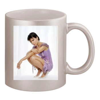 Alyssa Milano 11oz Metallic Silver Mug