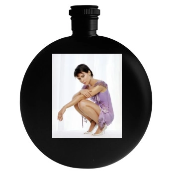 Alyssa Milano Round Flask