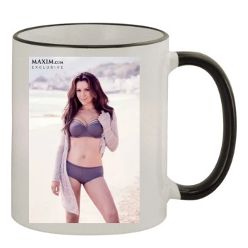 Alyssa Milano 11oz Colored Rim & Handle Mug