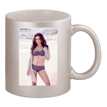 Alyssa Milano 11oz Metallic Silver Mug