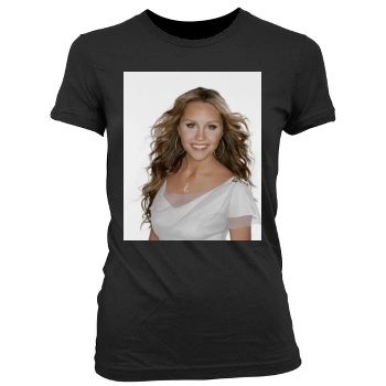 Amanda Bynes Women's Junior Cut Crewneck T-Shirt