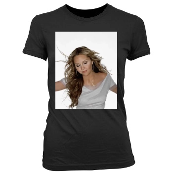 Amanda Bynes Women's Junior Cut Crewneck T-Shirt