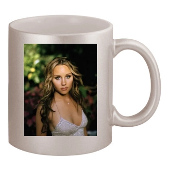 Amanda Bynes 11oz Metallic Silver Mug