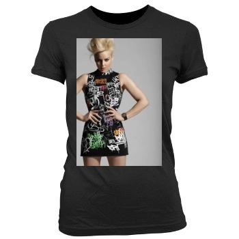 Abbie Cornish Women's Junior Cut Crewneck T-Shirt