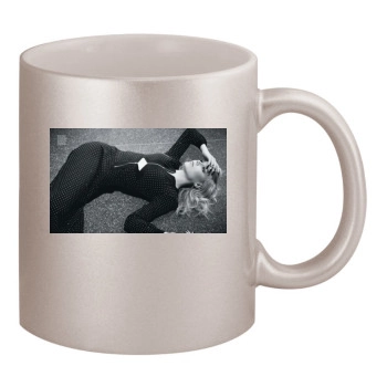 Abbie Cornish 11oz Metallic Silver Mug