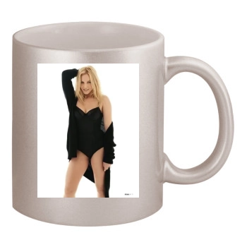 Abbie Cornish 11oz Metallic Silver Mug