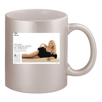 Abbie Cornish 11oz Metallic Silver Mug