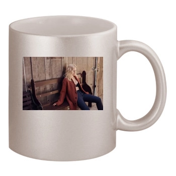 Abbie Cornish 11oz Metallic Silver Mug