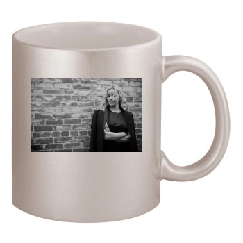 Abbie Cornish 11oz Metallic Silver Mug