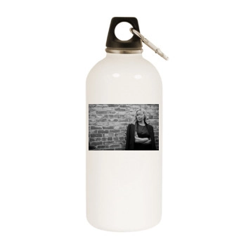 Abbie Cornish White Water Bottle With Carabiner