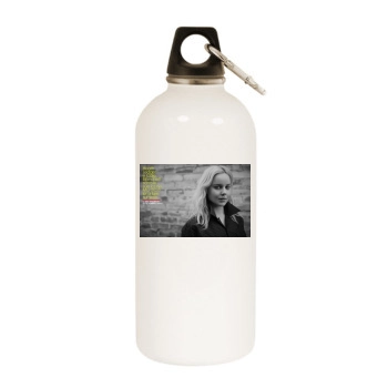 Abbie Cornish White Water Bottle With Carabiner