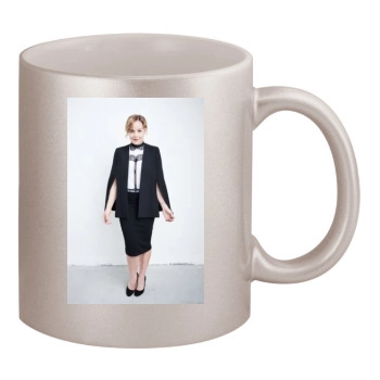 Abbie Cornish 11oz Metallic Silver Mug