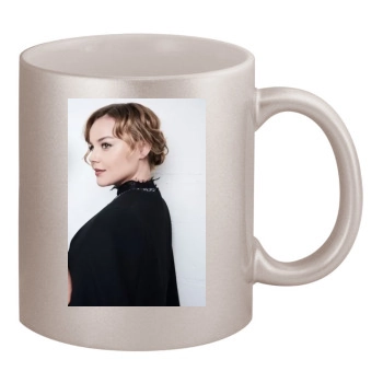 Abbie Cornish 11oz Metallic Silver Mug