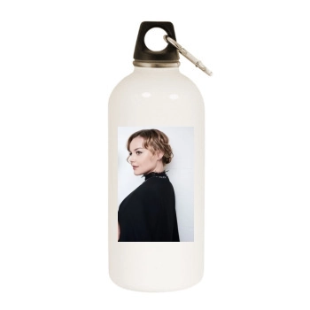 Abbie Cornish White Water Bottle With Carabiner