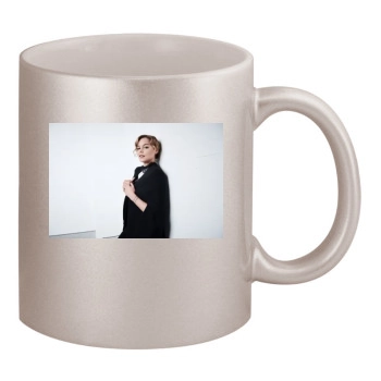 Abbie Cornish 11oz Metallic Silver Mug