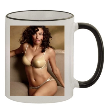 Adriana Lima 11oz Colored Rim & Handle Mug