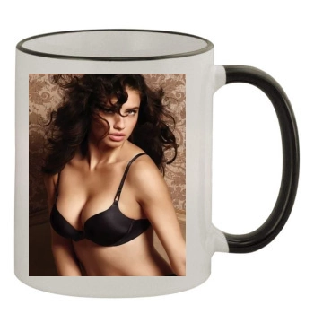 Adriana Lima 11oz Colored Rim & Handle Mug