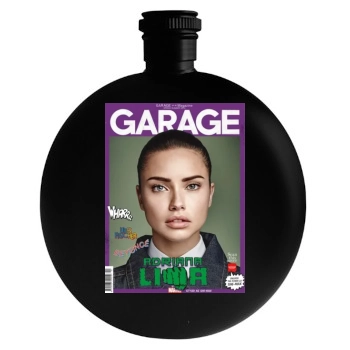 Adriana Lima Round Flask