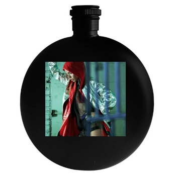 Adriana Lima Round Flask