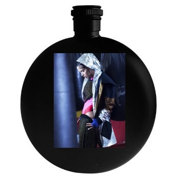 Adriana Lima Round Flask